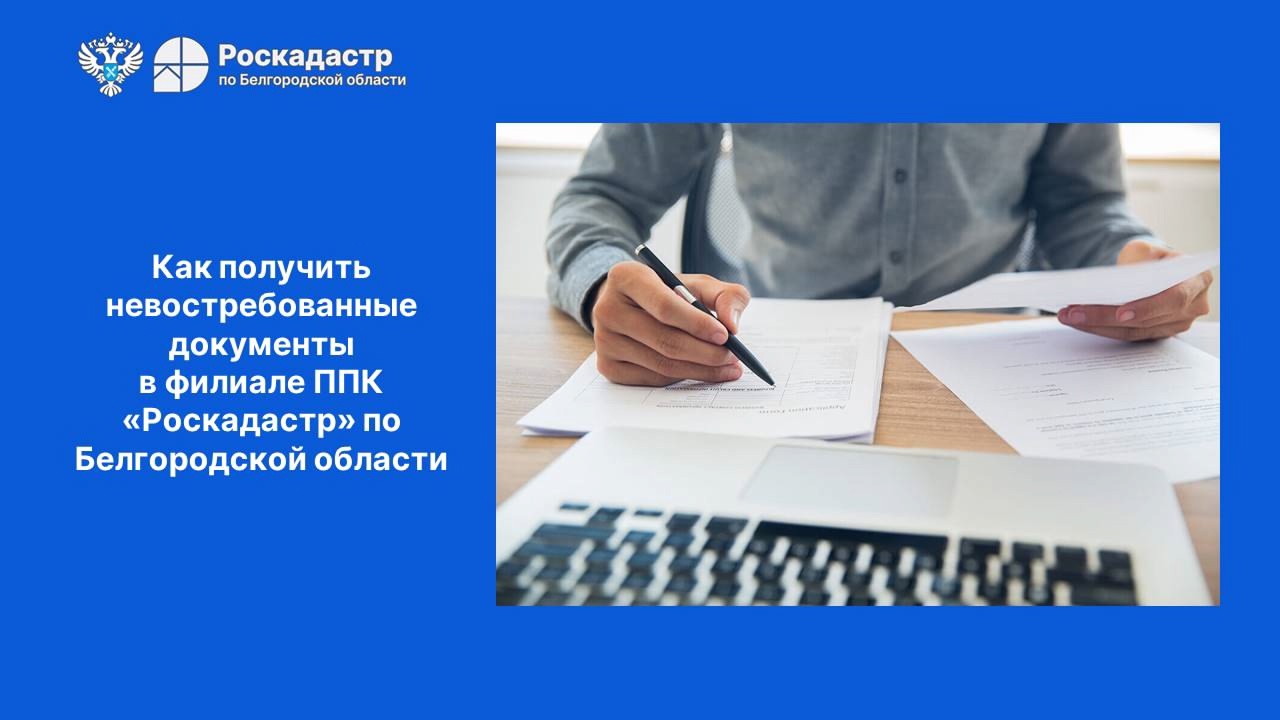 Как получить невостребованные документы в филиале ППК «Роскадастр» по Белгородской области.