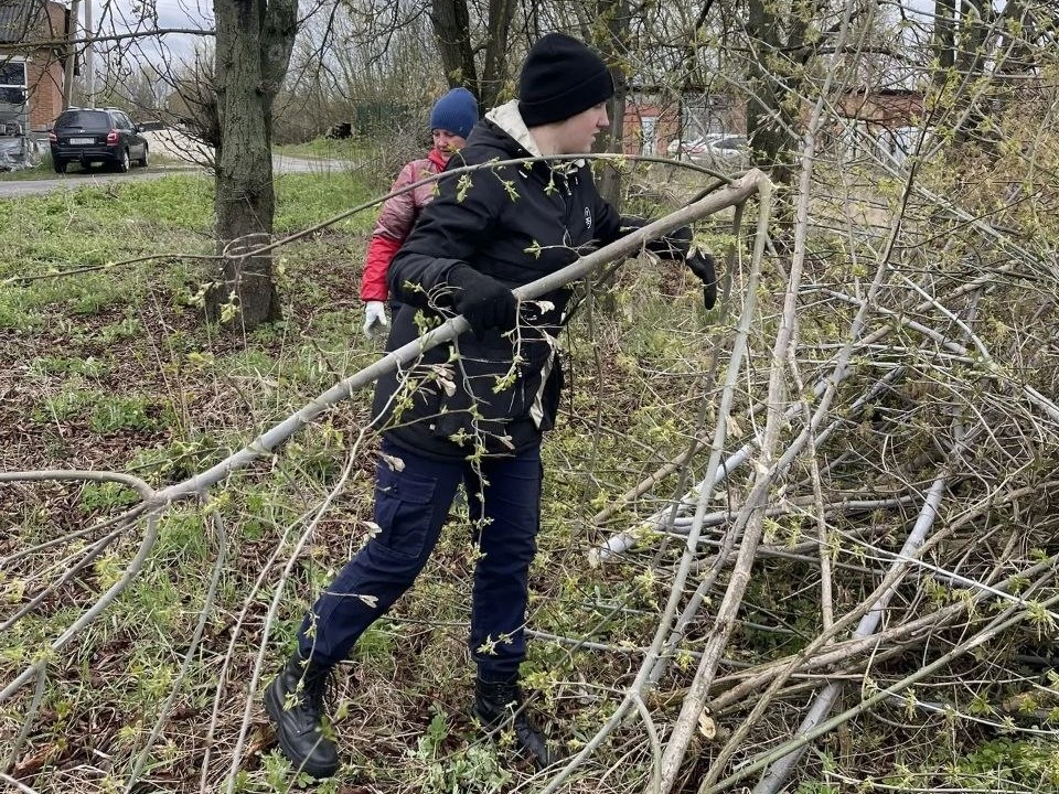 Сотрудники администрации Борисовского округа и территориального управления «Поселок Борисовка» присоединились к Всероссийскому субботнику.