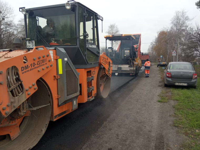 В ноябре на территории Борисовского района выполнены ремонтные работы еще на одном участке дорог.