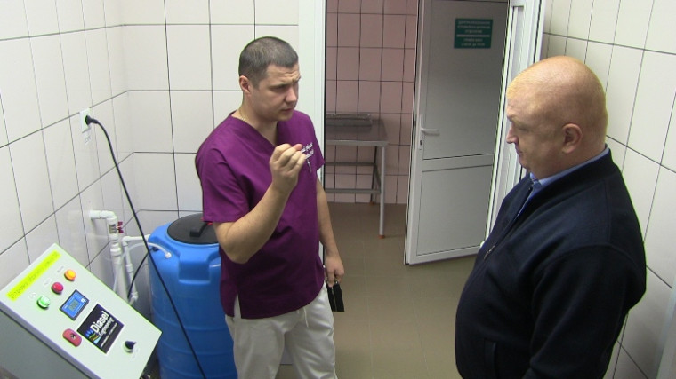 В Борисовской ЦРБ побывал министр здравоохранения Белгородской области Андрей Иконников.